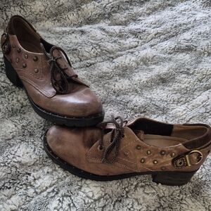 Dromedaris 🖤 Brown Leather Shoes